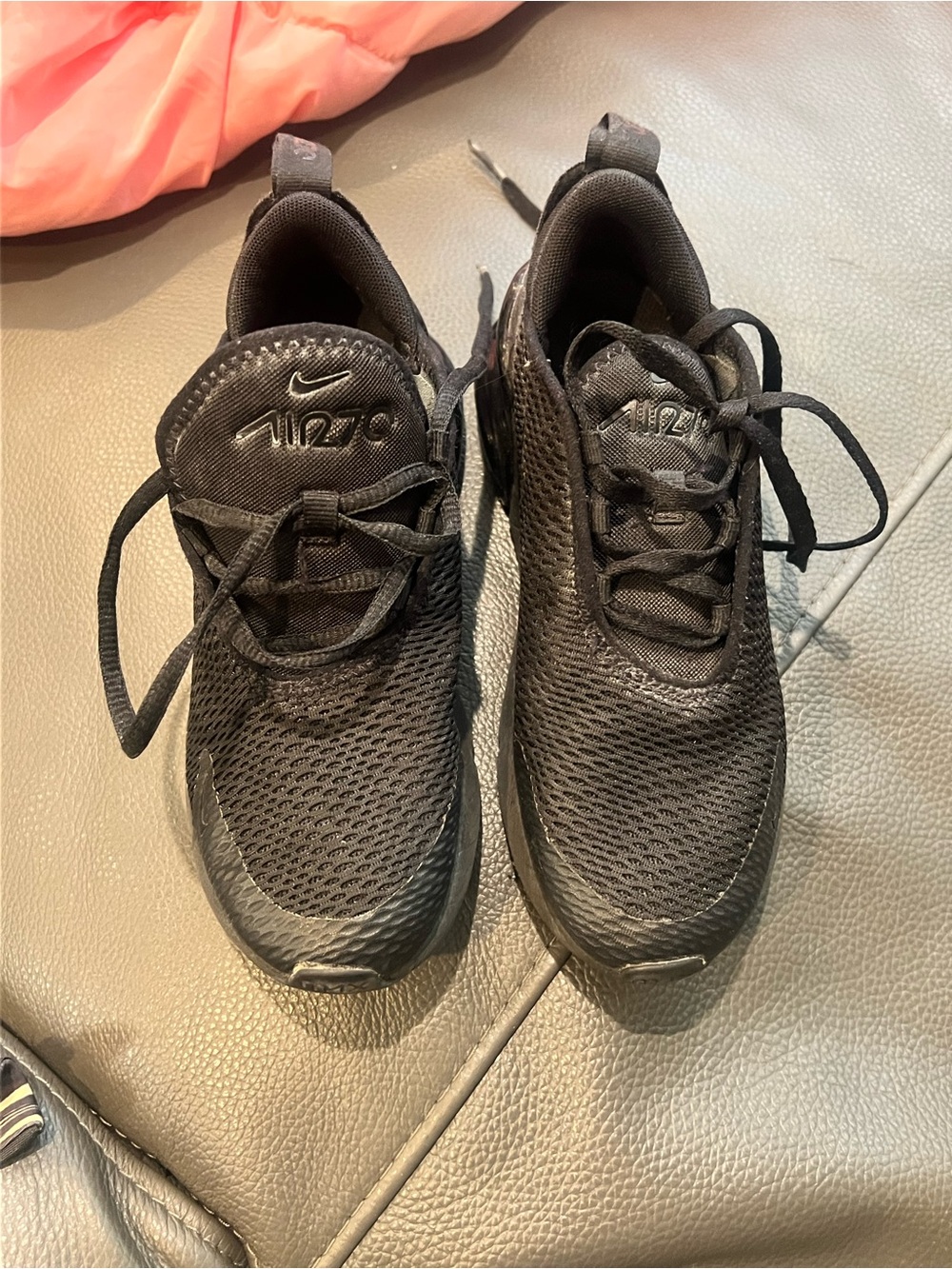 Nike Black Youth Mesh Slip-On Sneakers